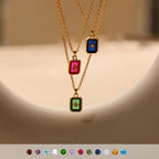 North Star Garnet Necklace