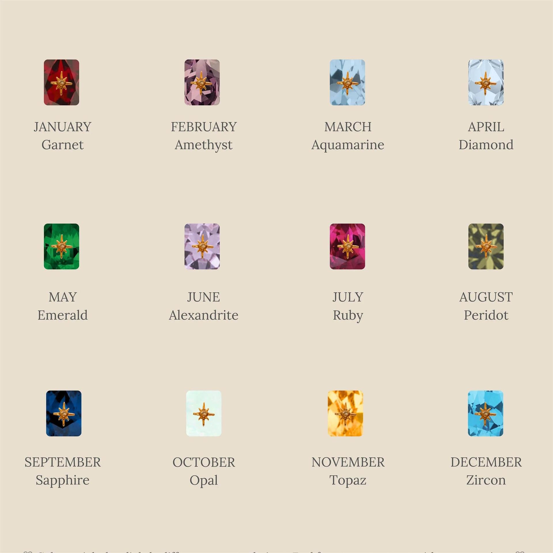 North Star Garnet Necklace