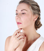 Butterfly zircon ring