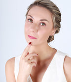 Butterfly zircon ring