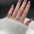 Ring Carbon Diamond Zircon Classic