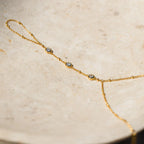 Personalized Diamond Finger Bracelet