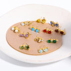 Raindrop Birthstone Studs