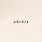 Raindrop Birthstone Studs