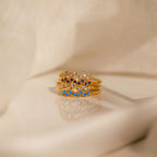 Tiny Cluster Birthstone Ring