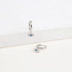 Evil Eye Jewelry • Dainty Eye Earrings