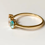 Elegant Three-Stone Ring – Minimal Design