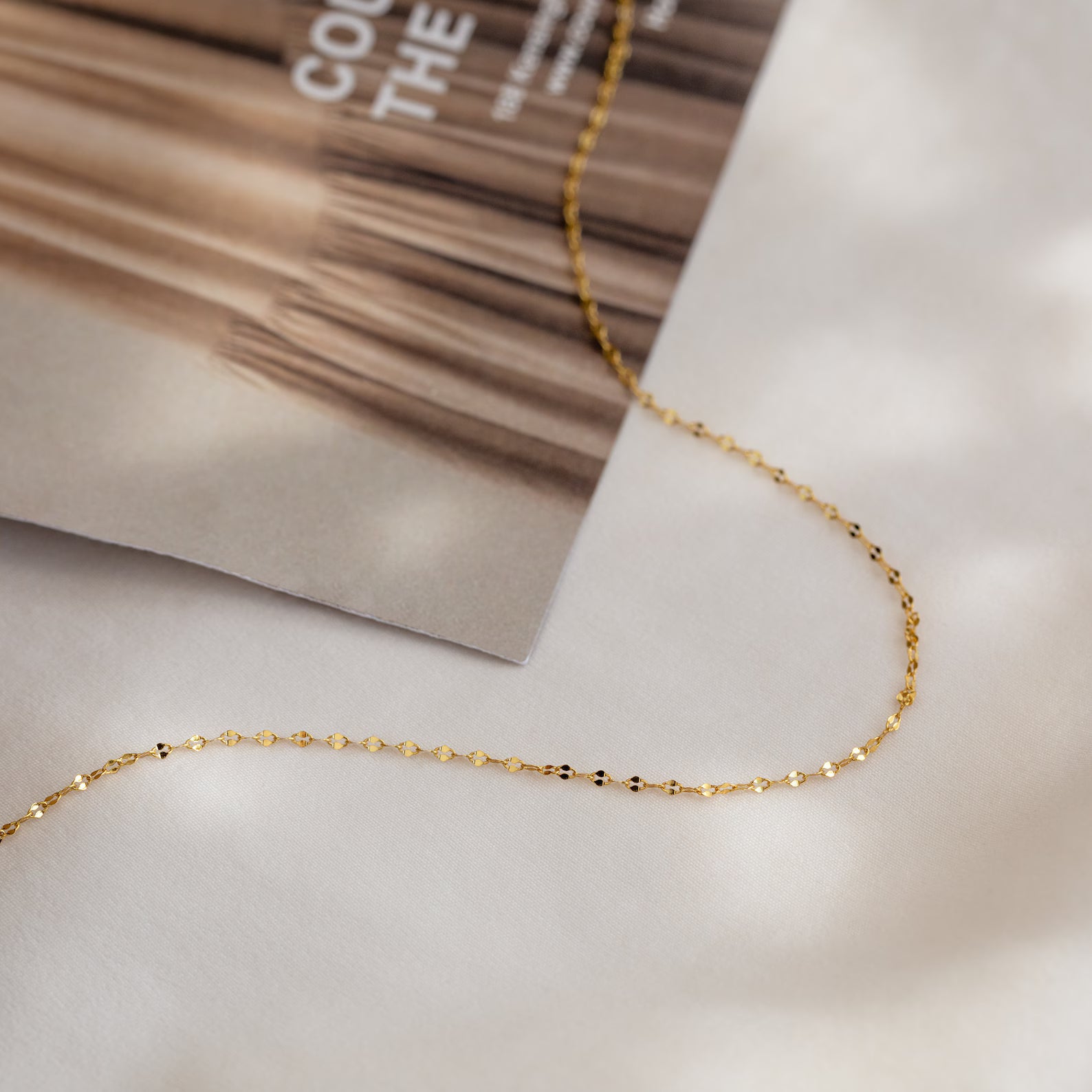 Josephine Chain Necklace in 18K Gold