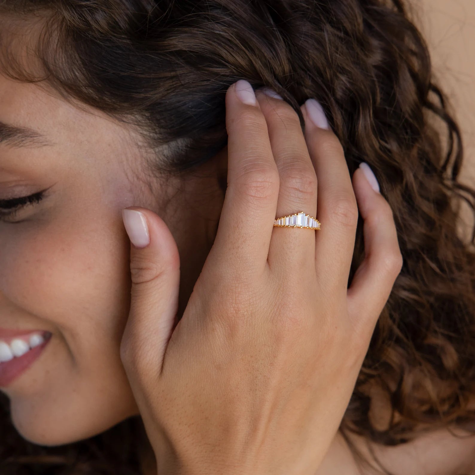 Art Deco Diamond Ring in 18k Gold