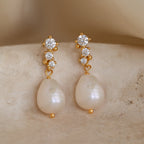 Millie Drop Earrings in 18K Gold