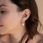 Millie Drop Earrings in 18K Gold