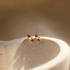 Raindrop Birthstone Studs