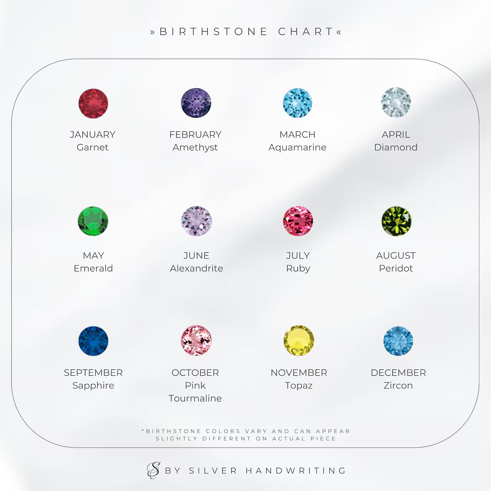 Tiny Cluster Birthstone Ring
