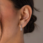 Chunky Pave Link Earrings