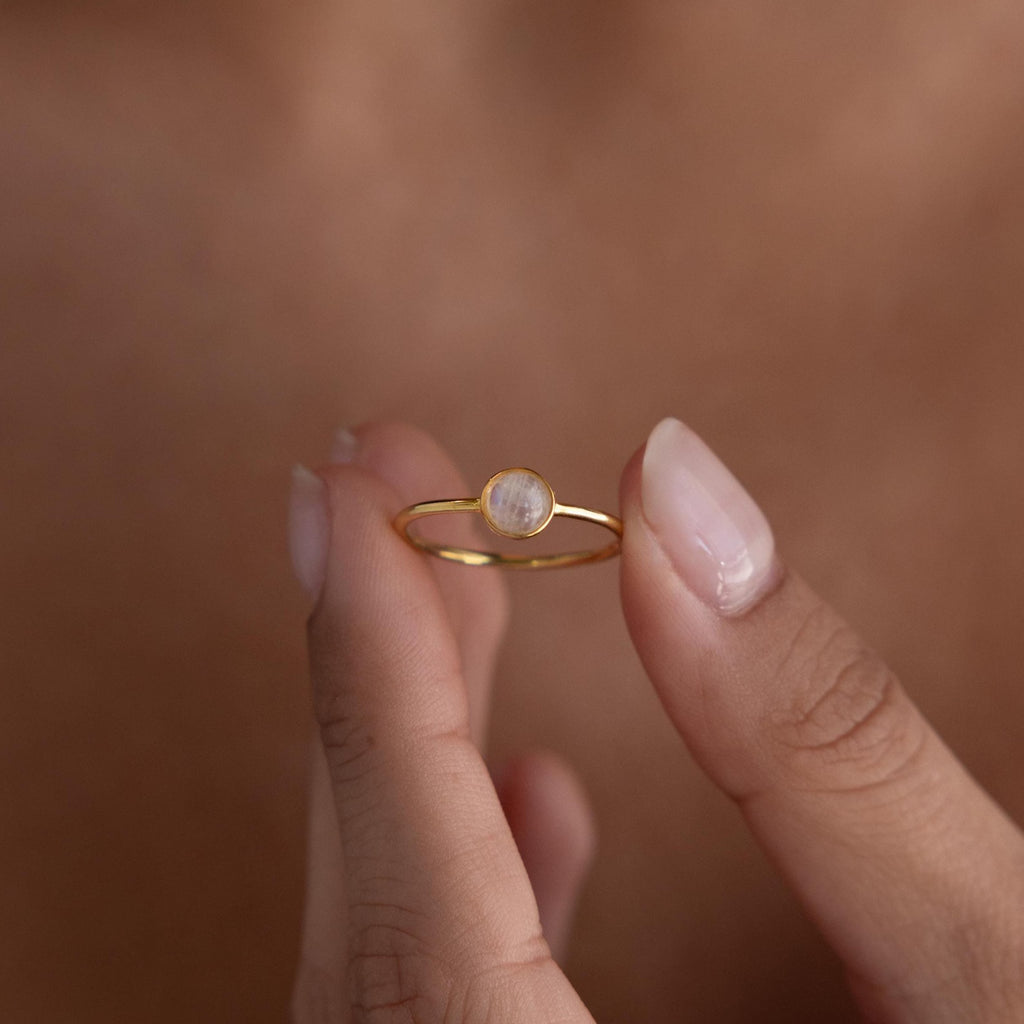 Labradorite Crystal Ring