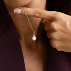 French Style Zircon Necklace – Elegant Minimalist Jewelry