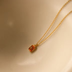 North Star Garnet Necklace